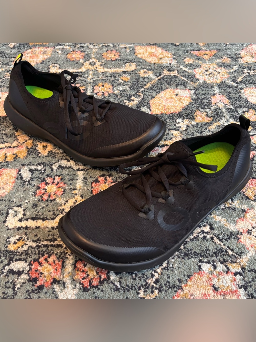 OOFOS OOMG Sport LS Low Athletic Shoes Black Sz 12.5